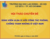 HỘI THẢO KHOA HỌC “98Win nổ hũ ULSA II VỚI CÔNG TÁC PHÒNG, CHỐNG THAM NHŨNG Ở VIỆT NAM”